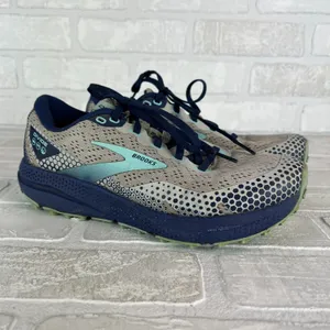 Brooks‎ Divide 3 Trail Running Shoes Womens 7.5 Oyster Cobalt Blue Tint Active thumbnail 12