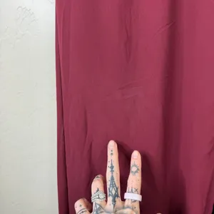 NEW Lulus Event Ready Burgundy Pleated Backless Lace-Up Sweeping Maxi Dress thumbnail 11