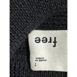 Aritzia Wilfred Free Lolan Sweater Womens S Black Merino Wool Cropped Knit thumbnail 8