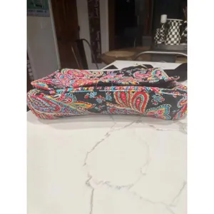 Vera Bradley On The Go Crossbody Messenger Tote‎ Parisian Paisley Laptop Tablet thumbnail 4