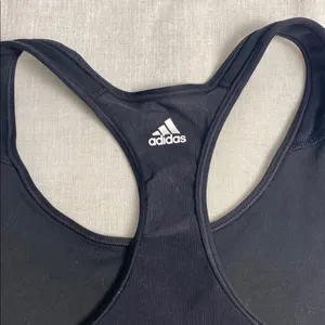 Adidas Women's Black Sports Bra size L thumbnail 6