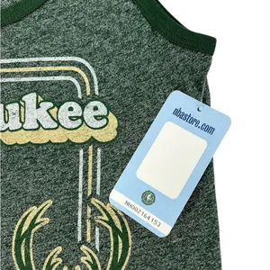 Majestic Women's NBA Milwaukee Bucks Green Throwback‎ 1971 Champions Tank Top XS thumbnail 6