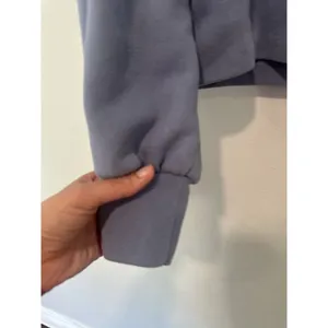 Abercrombie & Fitch Fleece Sweatshirt Size Medium Light Blue Cotton Blend 1440 thumbnail 5