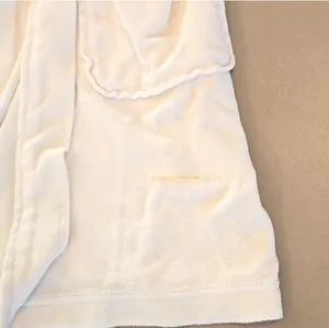 Ralph Lauren White Hooded Robe With Pink Horse Logo thumbnail 5