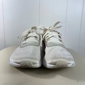 Adidas QT Racer White Pink Striped Lightweight Low Top Athletic Running Sneakers thumbnail 2