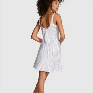 Frankie’s bikinis satin polka dot dress thumbnail 3