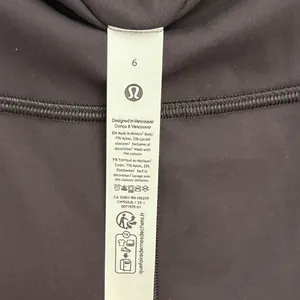 NWT Lululemon Wunder Train HR Tight 25" black size 6 Authentic thumbnail 6