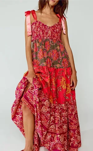 Free People Bluebell Maxi Size: M thumbnail 1