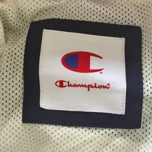 Champion USA Colorblock Cropped Windbreaker Jacket Red Blue Large Retro‎ NEW thumbnail 9