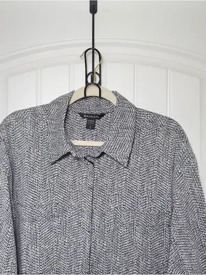 Athleta‎ Women Large Braiden Textured Shirt Jacket Shacket Granolachic Normcore thumbnail 5