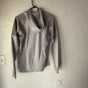The‎ North Face Women’s Gray FlashDry Hoodie Size M Lightweight Fleece Pullover thumbnail 8