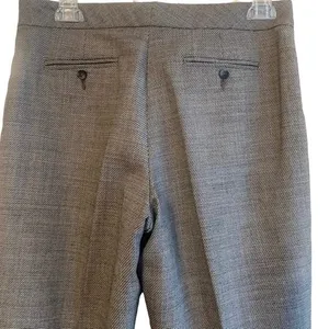 Pendleton Savvy Stretch Wool Blend Black Micro Tweed Dress Pants Trouser‎ Sz 8 thumbnail 5