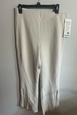 Lululemon Ribbed Softstreme Zip Leg High-Rise Crop thumbnail 3