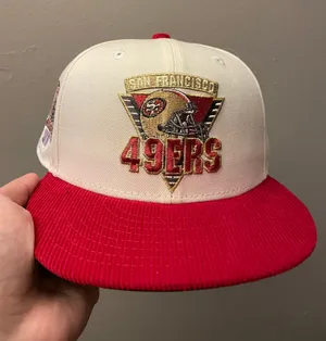 New Era Myfitteds San Francisco 49ers Super Bowl 30th anniversary patch size 7 1/8 brand new thumbnail 2