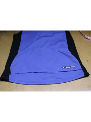 Pearl Izumi Size L Blue Periwinkle Black Sleeveless Cycling Jersey 3 Pocket Back thumbnail 9