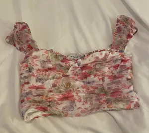 Hello Molly Floral Crop Top From thumbnail 3