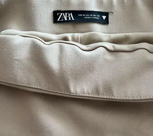 ZARA Tan Skirt size Medium. Only worn once - great condition! thumbnail 3