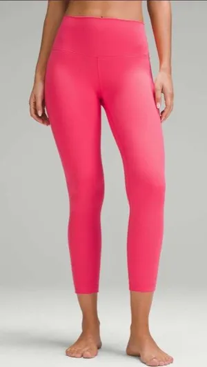 lululemon athletica Bright Pink High-Rise Leggings thumbnail 1