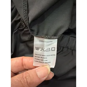 Brandy Melville Windbreaker Women Black Malibu‎ California Graphic Hoodie OS thumbnail 6
