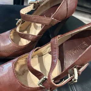 Michael Kors Brown Leather Heels thumbnail 4