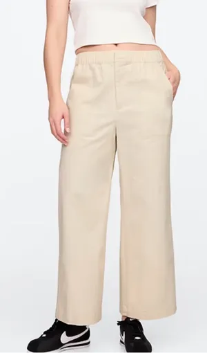 GAP 90s Easy Loose Wide-Leg Khakis | Women’s Size 8 | Y2K Minimalist thumbnail 1
