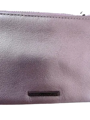 REBECCA MINKOFF Pink Leather Bride Tribe Keychain Coin Wallet thumbnail 5