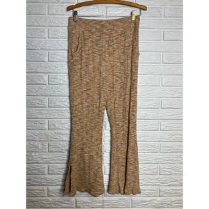 Free People FP Movement Flare Legging Womens Medium Multi Color Excellent Ribbed thumbnail 2
