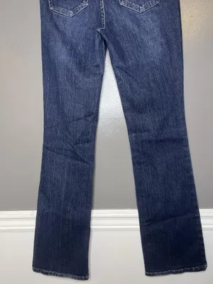 Nine West Vintage America Slim Bootcut Jeans Womens 8/29 Medium Wash Blue Denim thumbnail 6
