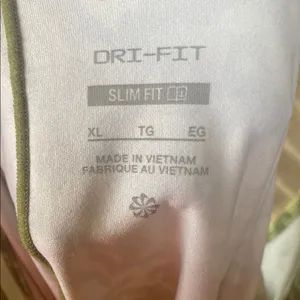 Nike Light Green Printed Crisscross Back Cami thumbnail 3