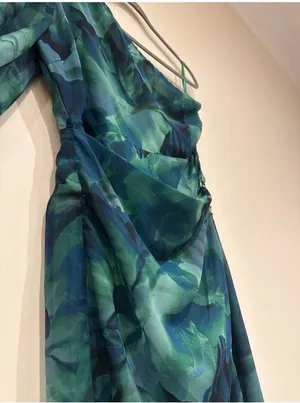 Runaway The Label Calista Green Midi Dress Size 12 NWT thumbnail 10