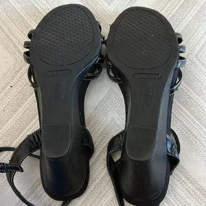 A2 Women’s Black Strappy Wedge Sandals - Size 10 thumbnail 8