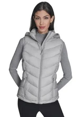 Charter Club Packable Hooded Puffer Vest Small NWT thumbnail 1