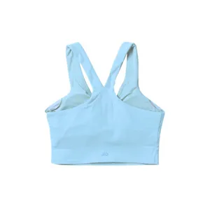 ALO Yoga Real Bra — Tank Sports Bra Athleisure Top Sky Blue thumbnail 2