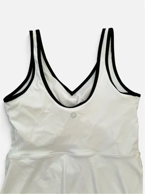 GILLY HICKS by HOLLISTER Energize Active Scoop Tennis Athletic Dress White Sz. M thumbnail 5