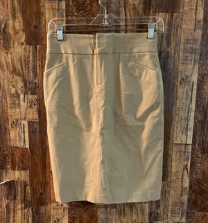Banana Republic women's beige skirt size 0 (rm22) thumbnail 1