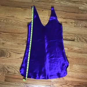 Fredricks of Hollywood vintage satin purple slip thumbnail 8