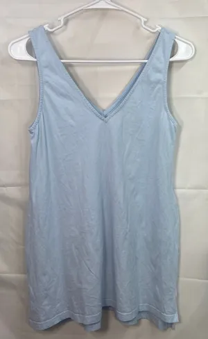 Legoe Heritage blue nursing v-neck maternity stretch sleeveless tank top cotton‎ thumbnail 1