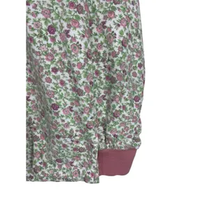 Vermont Country Store Floral Pajamas XS Pink Cotton Jogger Lounge Set Cottage thumbnail 5