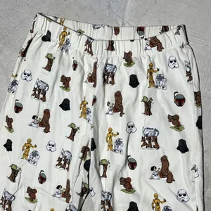 Disney Pajama Bottoms Men's SZ M AOP Star Wars Loungewear Pants Yoda Chewy thumbnail 2