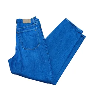 Madewell Baggy Straight Jeans Medium‎ Wash Blue Cotton Hemp Size 28 thumbnail 2