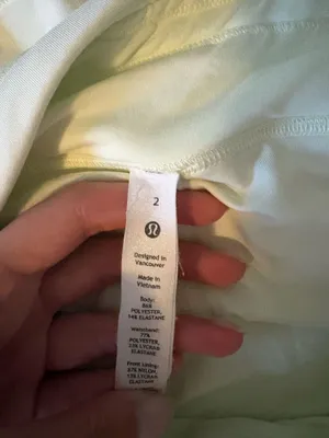 Yellow Lululemon Skirt Neon thumbnail 4