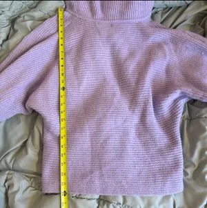 Light Purple Bishop Collar Oversized Valentine's Day Sweater Size Small thumbnail 10