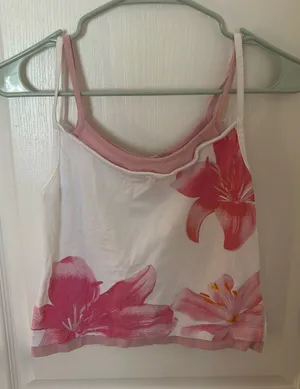 Double layered tank White Size M thumbnail 1