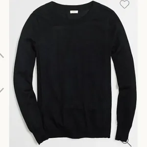 J. Crew Factory Women's Size XS Sawyer‎ Sweater Crewneck Black Merino Wool E0022 thumbnail 2