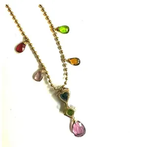 Monet colorful Y necklace thumbnail 10