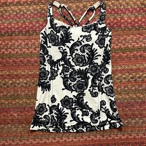 Retro Lululemon Free To Be Tank Lace Print thumbnail 2