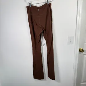 Lululemon Groove Nulu High Rise Flared Pants Roasted Brown 33" Gym Yoga Women 10 thumbnail 7