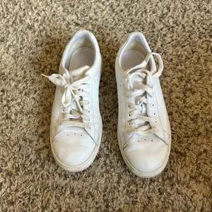 Tory Burch Cream Leather Low-Top Sneakers thumbnail 6