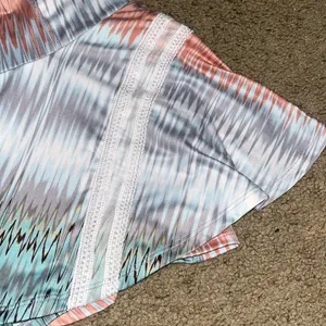 Free People Movement‎ Pleats And Thank You Printed Skort Sunspace Large thumbnail 7