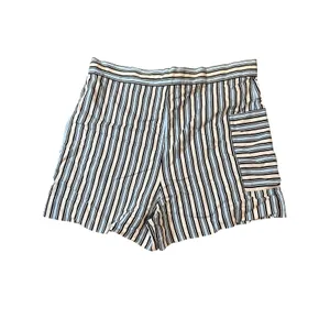 NWOT Chinti & Parker Size 6 Light Blue Cream Navy Midsummer Relaxed Shorts‎ thumbnail 7